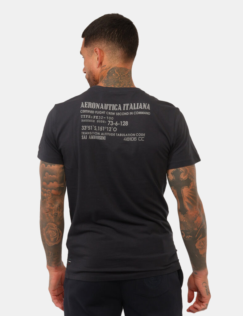 T-shirt Aeronautica Italiana Blu
