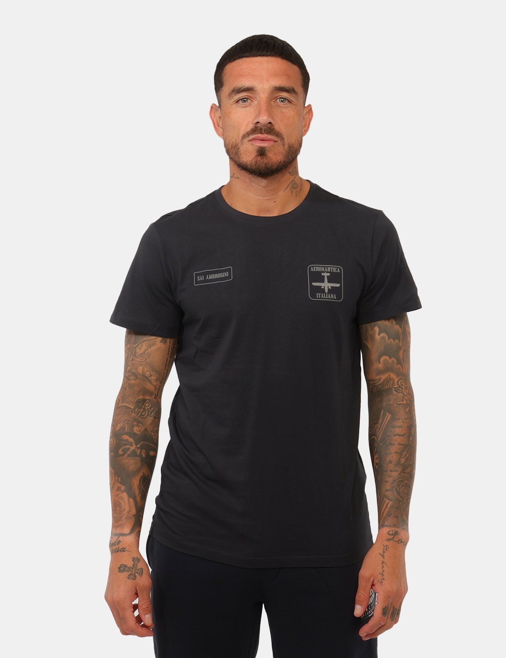 T-shirt Aeronautica Italiana Blu - T-shirt AERONAUTICA ITALIANA Blu da uomo La T-shirt AERONAUTICA ITALIANA Blu da uomo è un