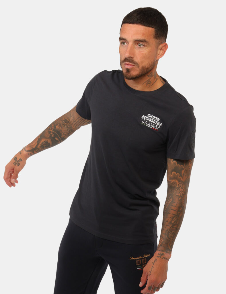 T-shirt Aeronautica Italiana Blu