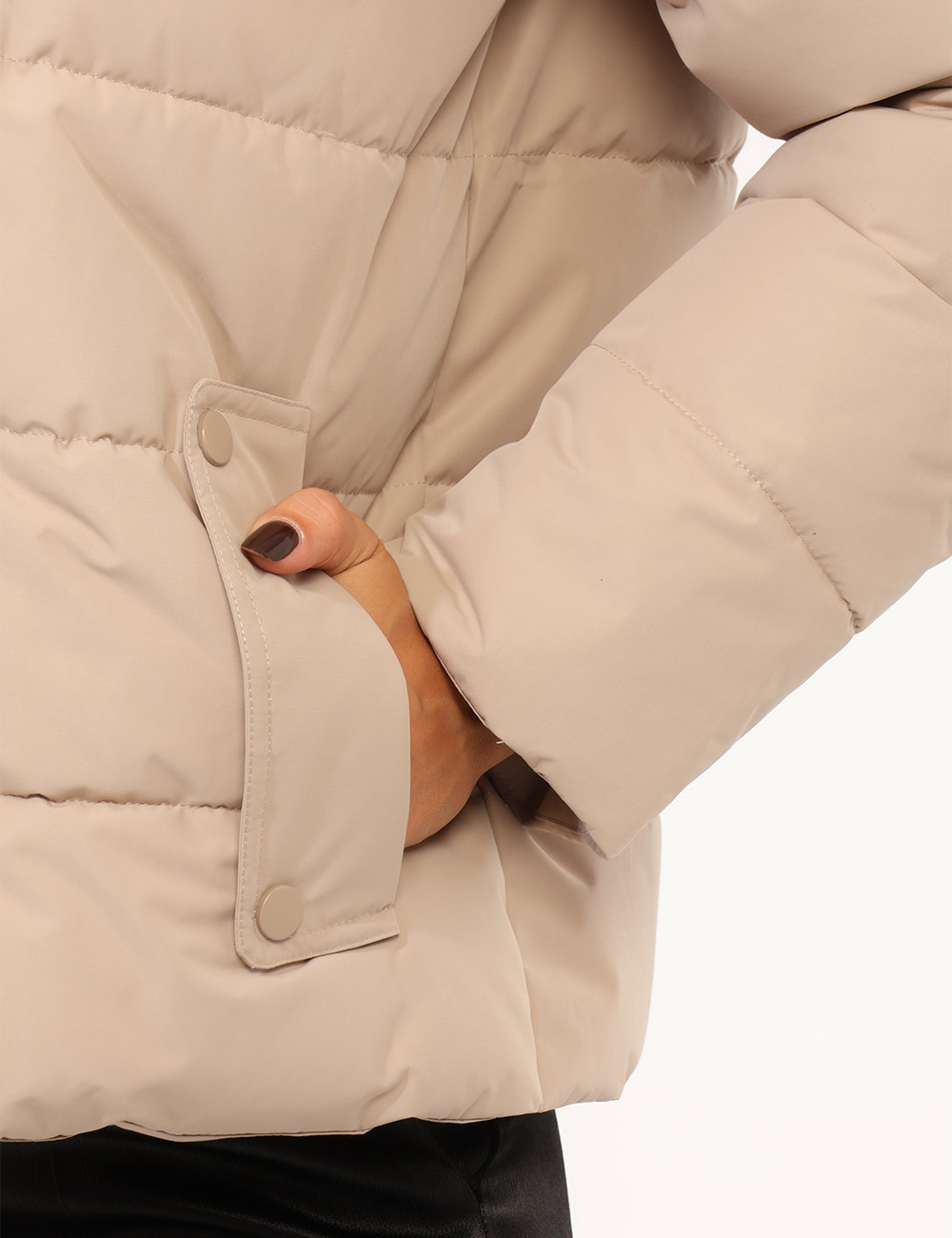 Piumino Emme Marella Grigio/Beige - Piumino EMME MARELLA Grigio/Beige da donna Il Piumino EMME MARELLA Grigio è una proposta