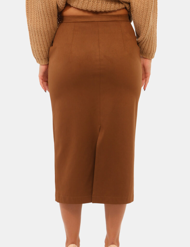 Abbigliamento donna scontato - Gonna longuette Emme Marella Marrone