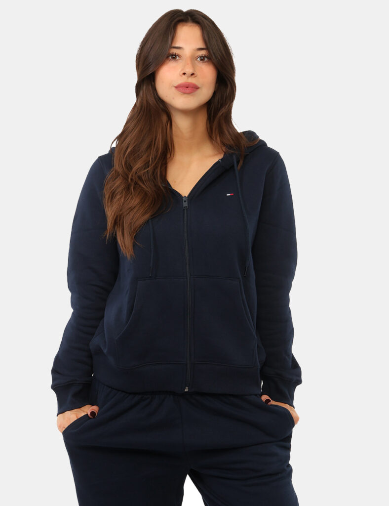 Abbigliamento donna scontato - Felpa Tommy Hilfiger Blu