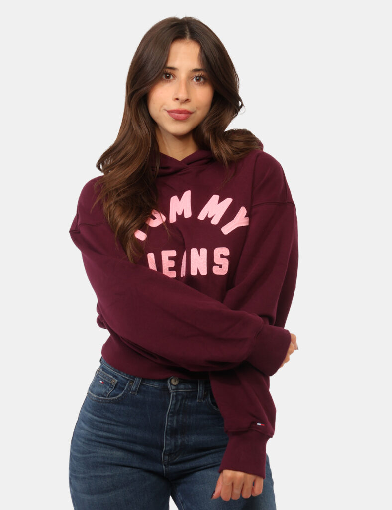 Abbigliamento donna scontato - Felpa Tommy Hilfiger Viola
