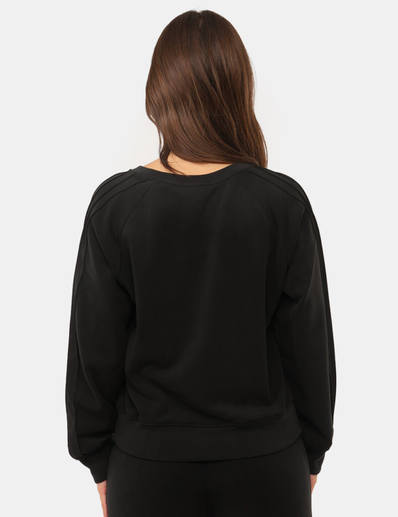 Felpe da donna scontata - Felpa Yes Zee Nera