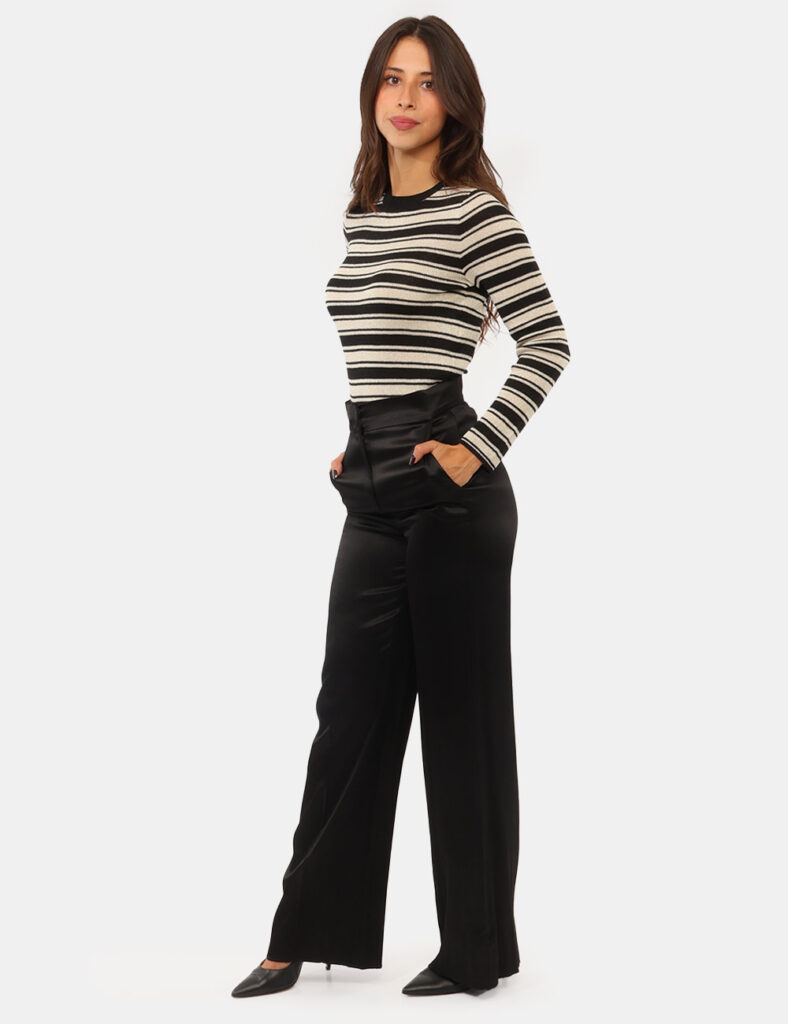 Abbigliamento donna scontato - Pantalone Emme Marella Nero