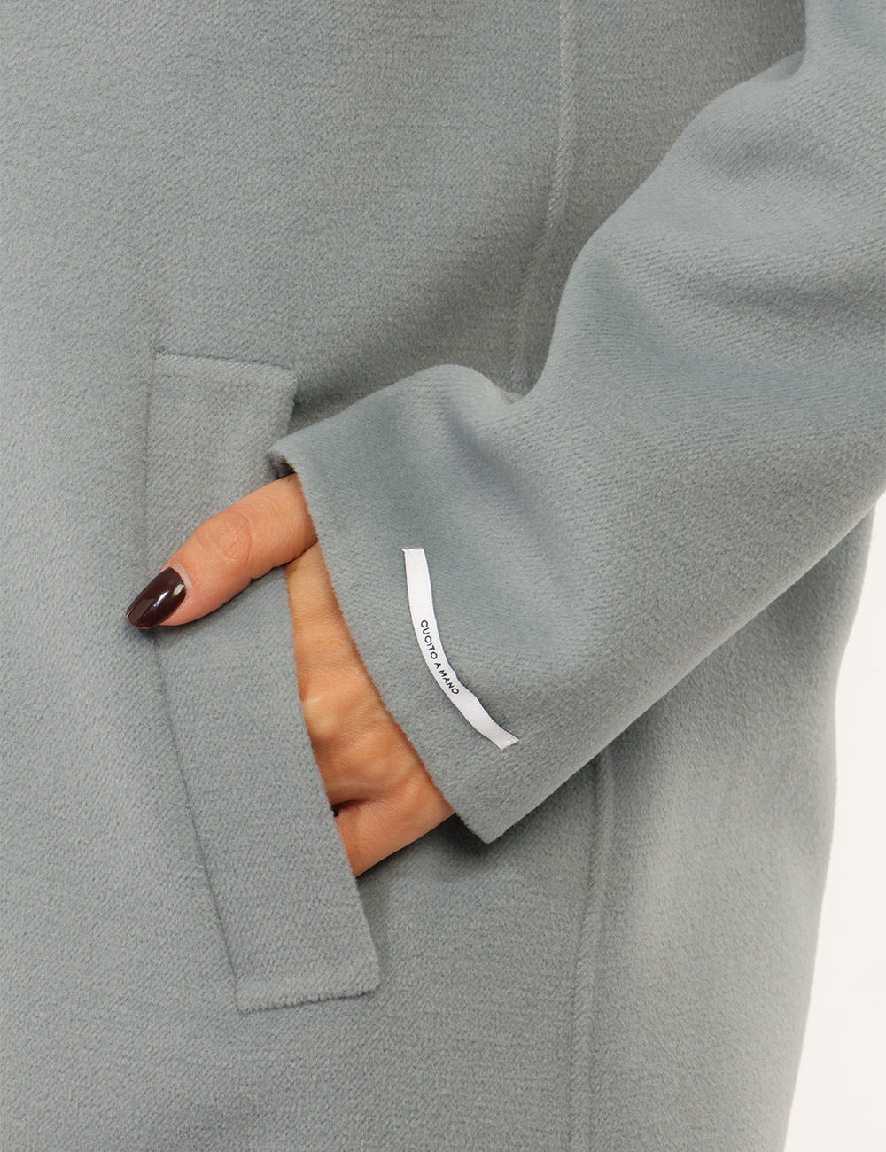 Cappotto Emme Marella Azzurro - Cappotto EMME MARELLA Azzurro da donna Il Cappotto EMME MARELLA Azzurro è un capospalla femm