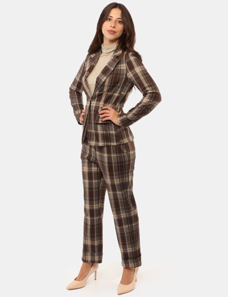 Abbigliamento donna scontato - Pantalone Rue De Clerie Marrone