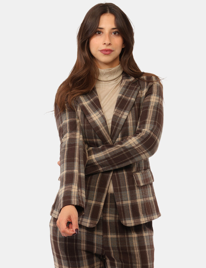 Abbigliamento donna scontato - Blazer Rue De Clerie Marrone