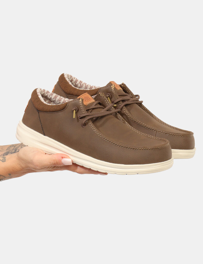 Stringate Heydude Marrone