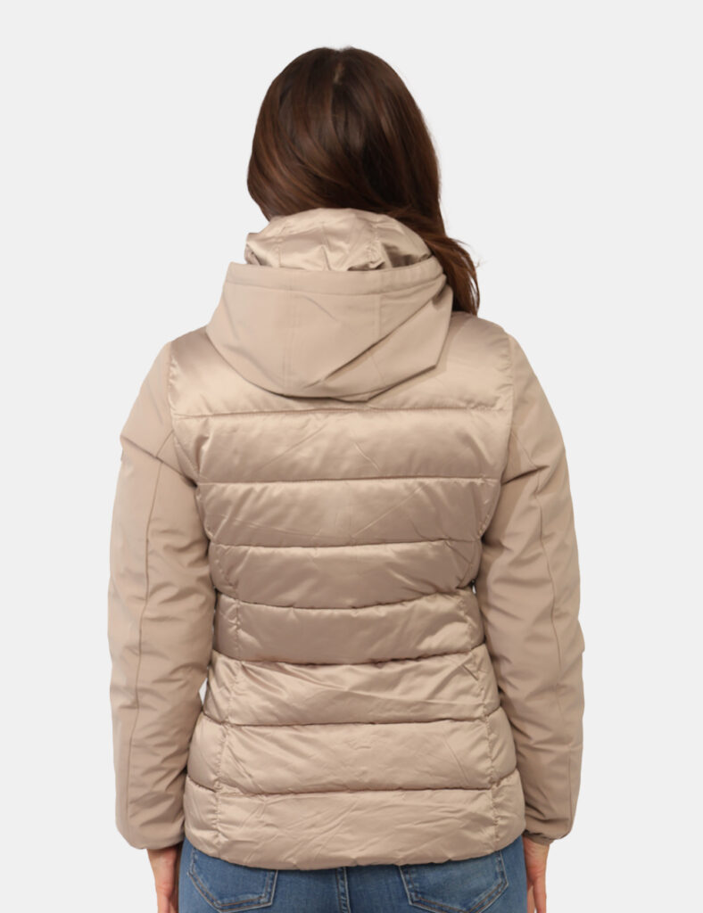 Piumino donna scontato - Piumino Yes Zee Beige