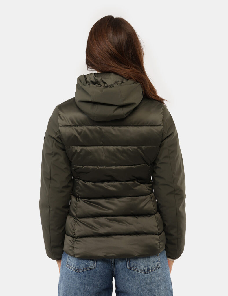 Abbigliamento donna scontato - Piumino Yes Zee Verde