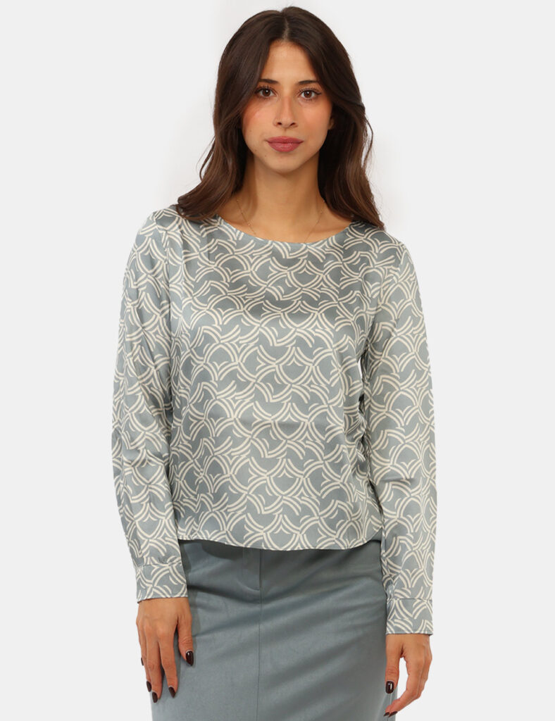 Abbigliamento donna scontato - Camicia Emme Marella Azzurra