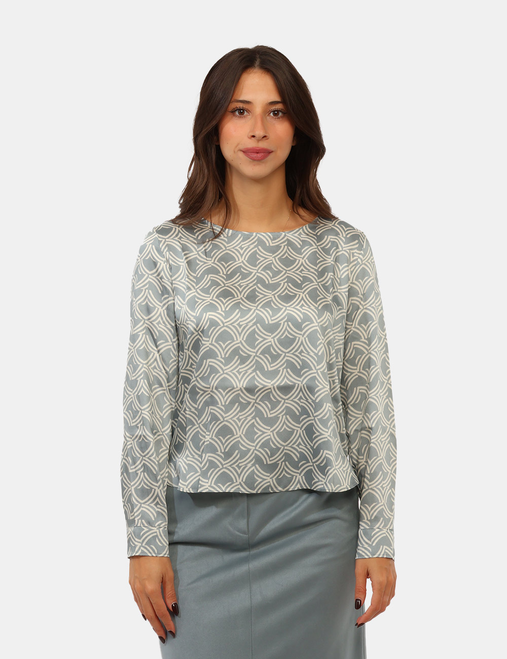 Camicia Emme Marella Azzurra - Camicia EMME MARELLA Azzurra da donna La Camicia EMME MARELLA Azzurra è un capo femminile raf