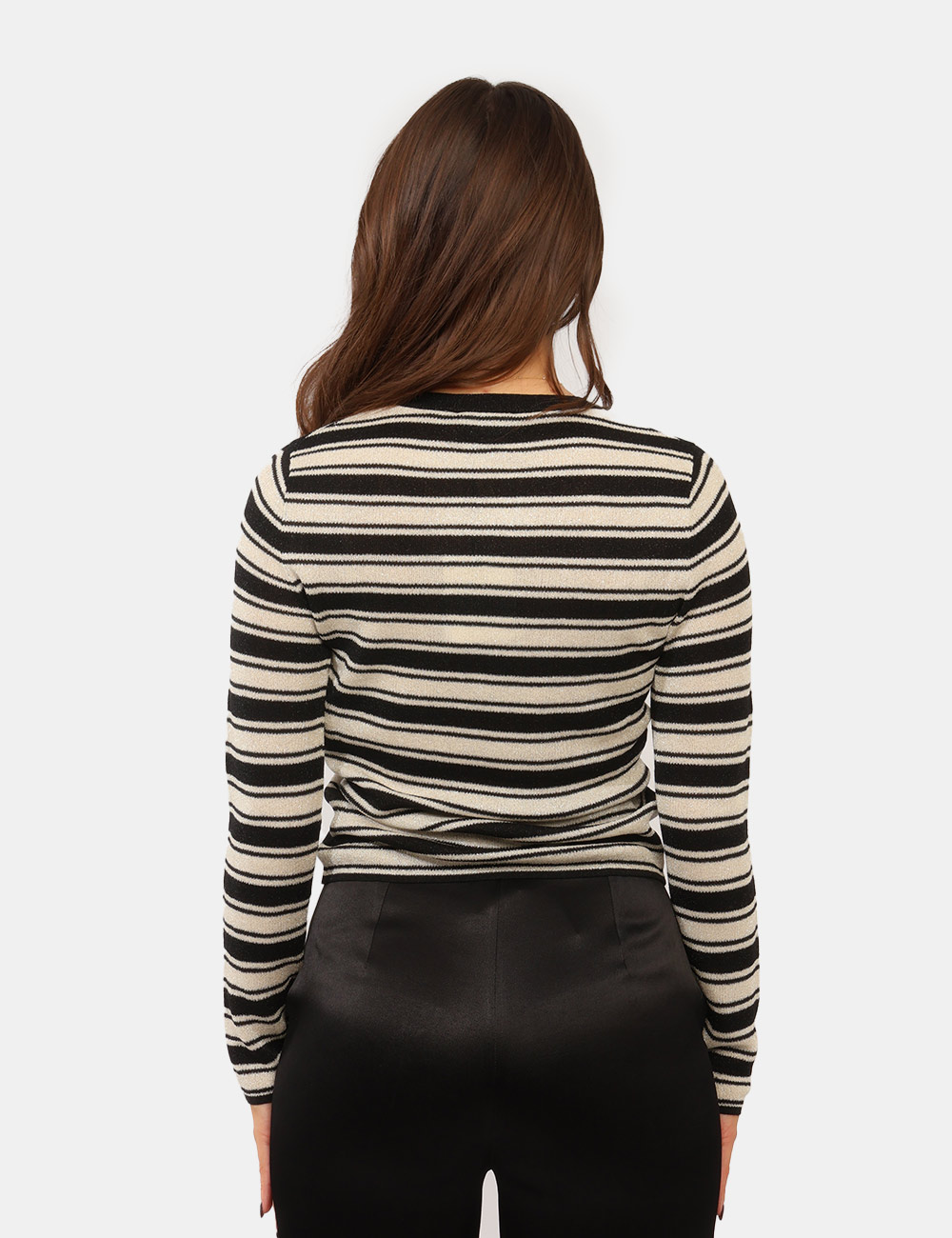 Maglia Emme Marella Nera - Maglia EMME MARELLA Nera da donna La Maglia EMME MARELLA Nera è un capo femminile raffinato e lum