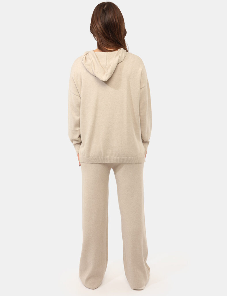 Abbigliamento donna scontato - Completo Maglia Pantalone Concept83 Beige