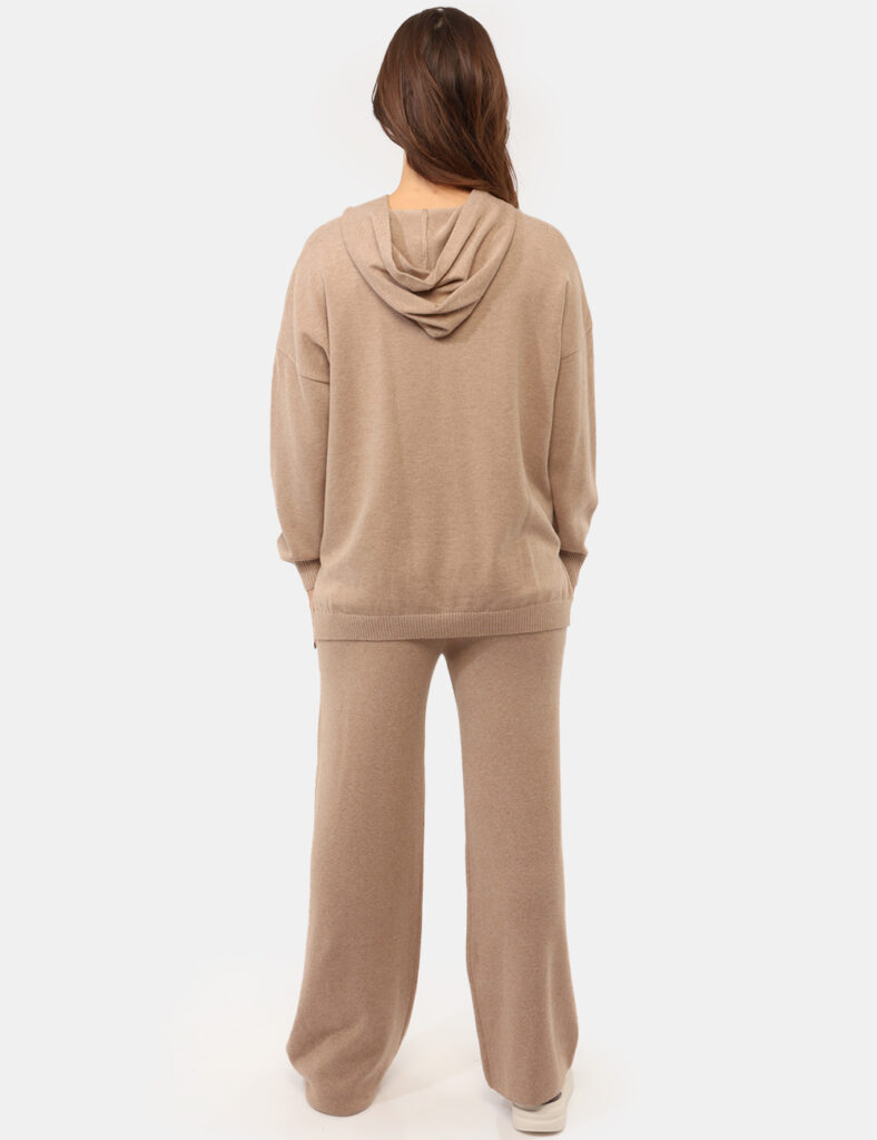Abbigliamento donna scontato - Completo Maglia Pantalone Concept83 Marrone