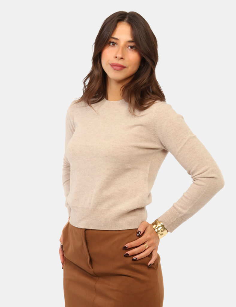 Abbigliamento donna scontato - Maglia Emme Marella Beige