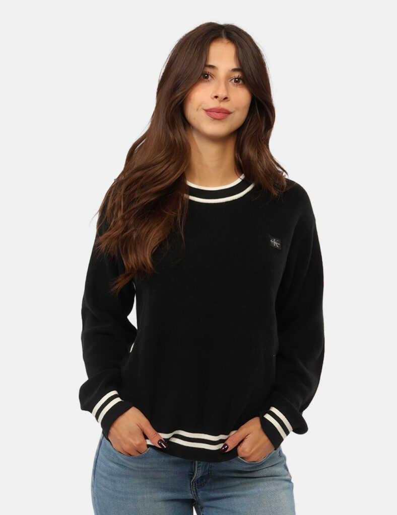 Abbigliamento donna scontato - Maglia Calvin Klein Nera