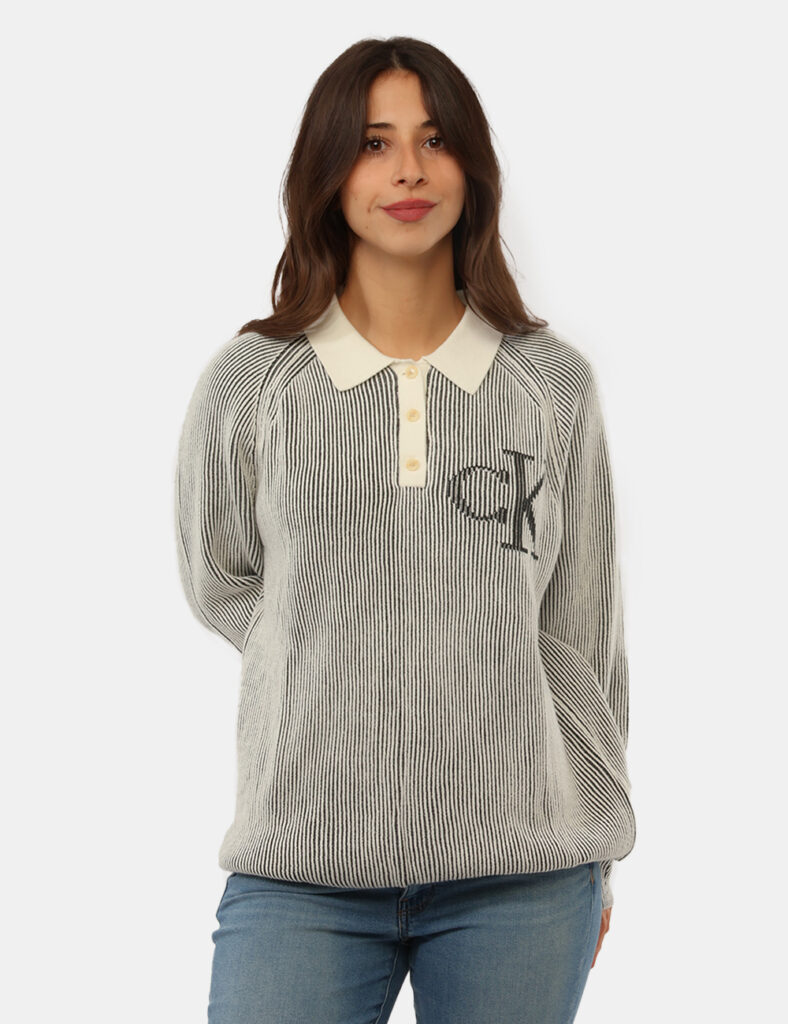 Outlet donna CALVIN KLEIN - Polo Calvin Klein Bianca