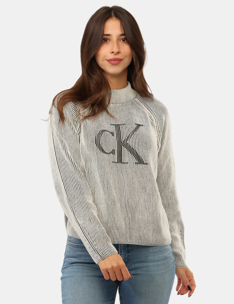 Outlet donna CALVIN KLEIN - Maglia Calvin Klein Bianca