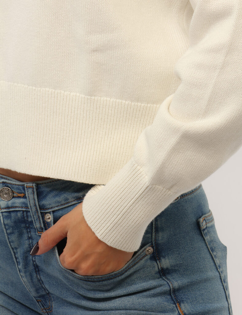 Outlet donna CALVIN KLEIN - Maglia Calvin Klein Panna