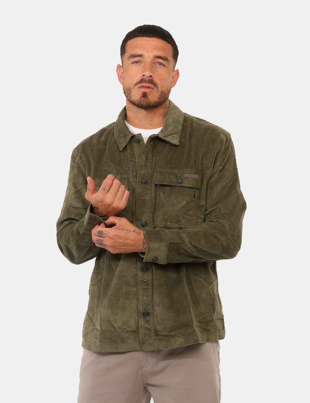 Camicia Calvin Klein Verde - Camicia Calvin Klein Verde da DonnaLa camicia Calvin Klein verde da donna è un capo versatile e