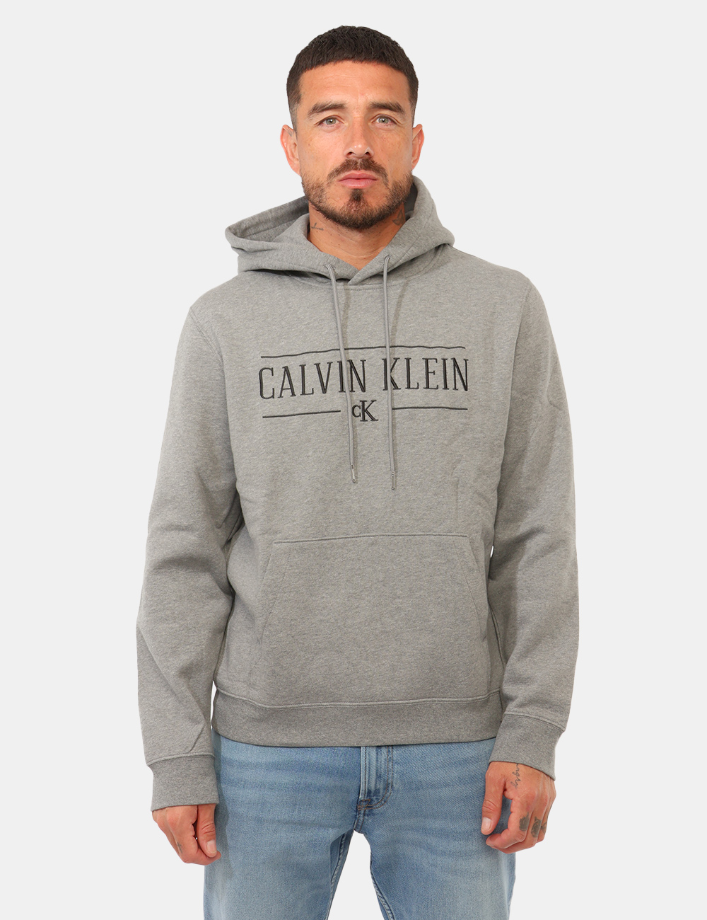 Felpa Calvin Klein Grigia - Felpa Calvin Klein Grigia da UomoLa felpa Calvin Klein grigia da uomo è un capo essenziale e ver