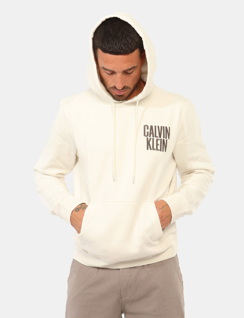 Outlet felpa uomo scontata - Felpa Calvin Klein Bianca