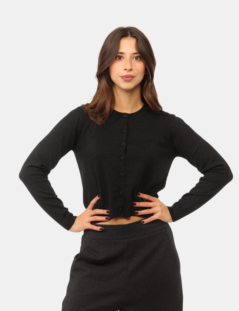 Abbigliamento donna scontato - Maglia Yes Zee Nera