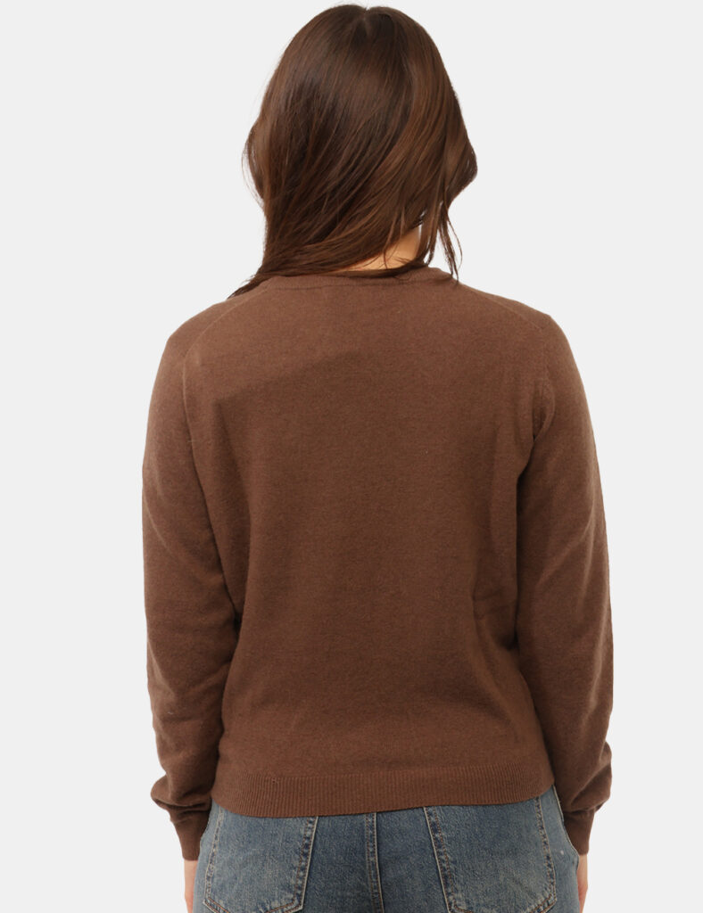 Abbigliamento donna scontato - Maglia Yes Zee Marrone