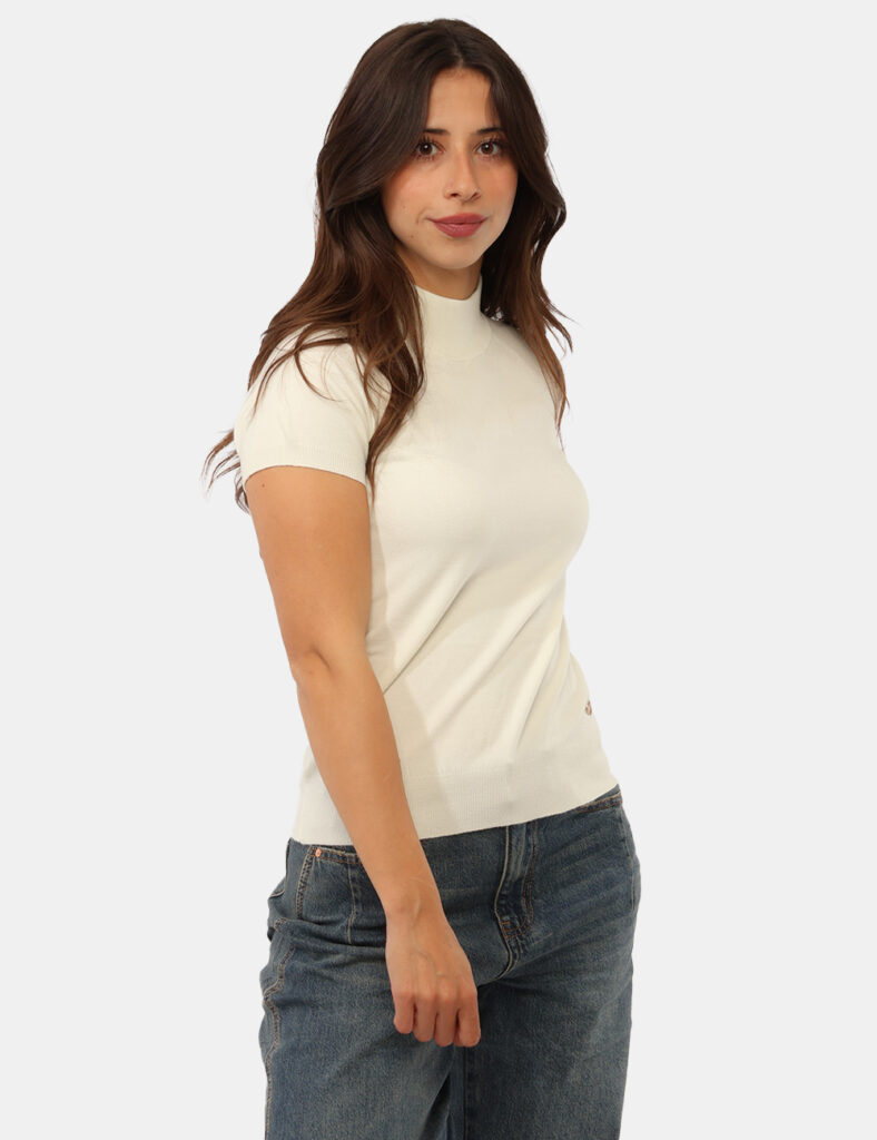 Abbigliamento donna scontato - Maglia Yes Zee Panna