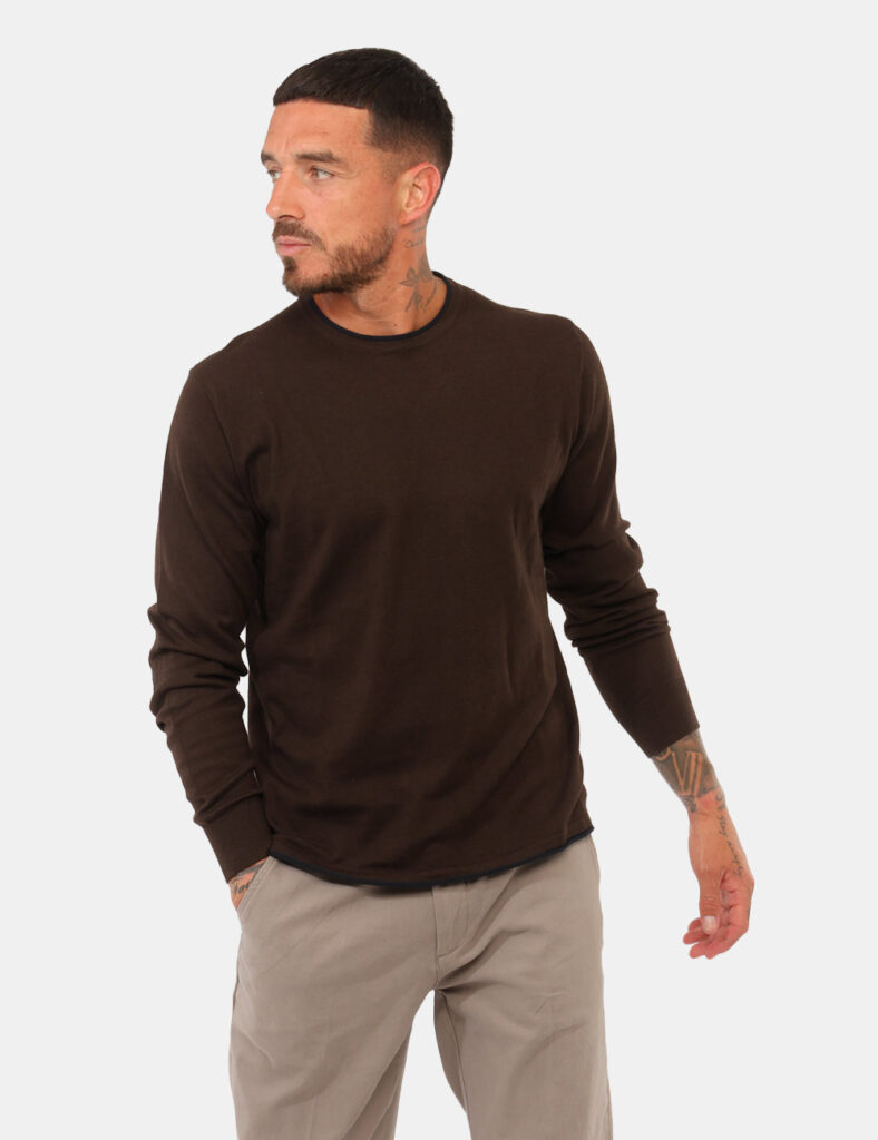 Maglia Yes Zee Marrone