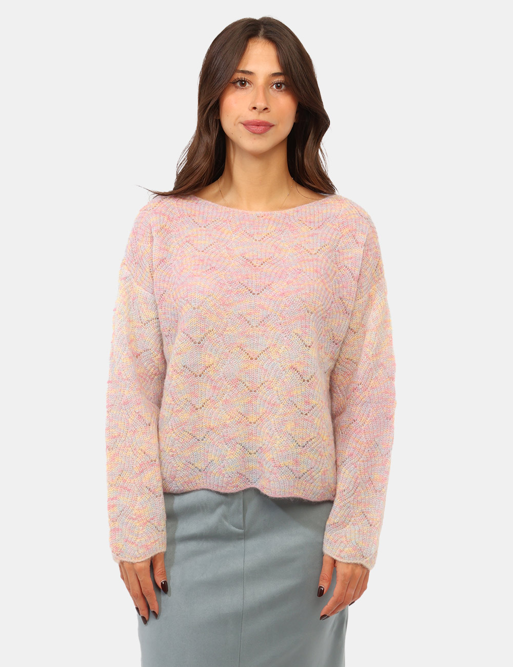 Maglia Emme Marella Rosa - Maglia EMME MARELLA Rosa da donna La Maglia EMME MARELLA Rosa è un capo femminile originale e col