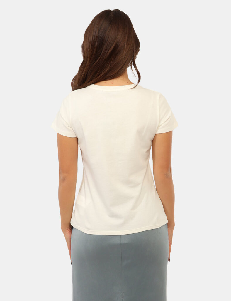 Abbigliamento donna scontato - T-shirt Emme Marella Bianca