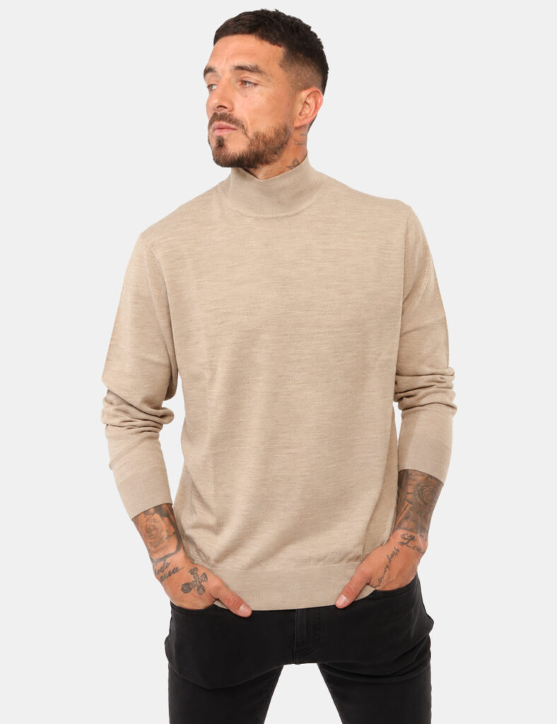 Outlet maglione uomo scontato - Maglia Gazzarrini Beige