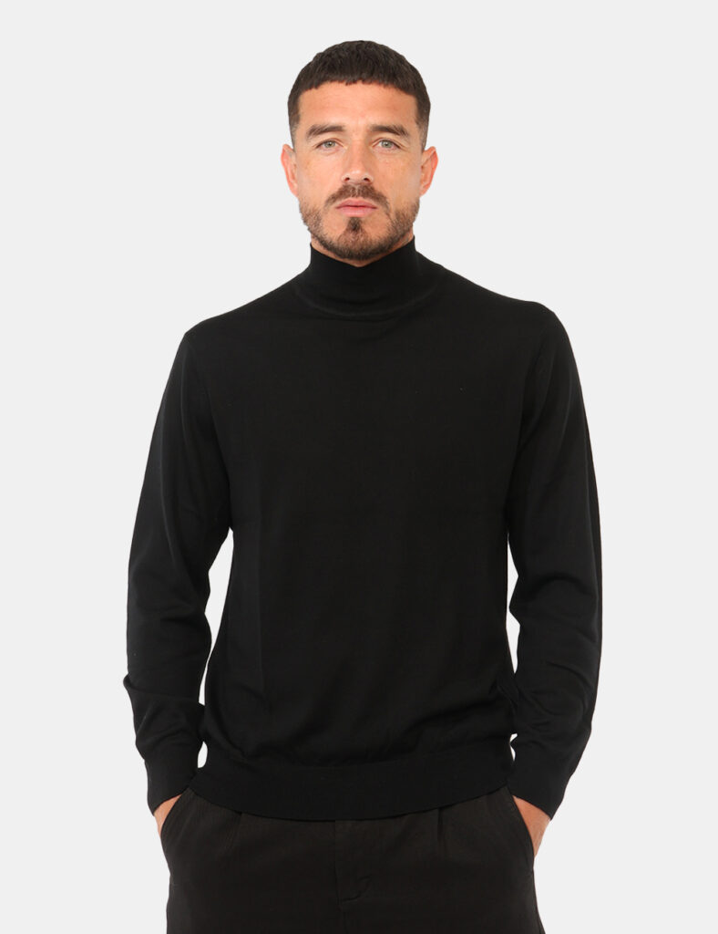Outlet maglione uomo scontato - Maglia Gazzarrini Nera