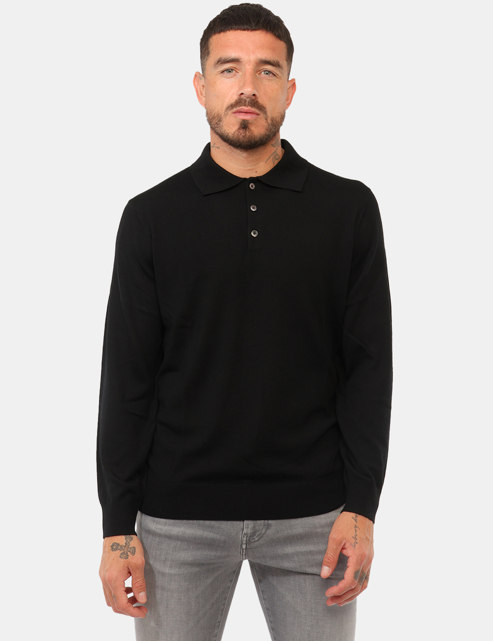 Polo Gazzarrini Nera - Polo Gazzarrini Nera da UomoLa Polo Gazzarrini Nera da uomo è un capo elegante e versatile, ideale pe