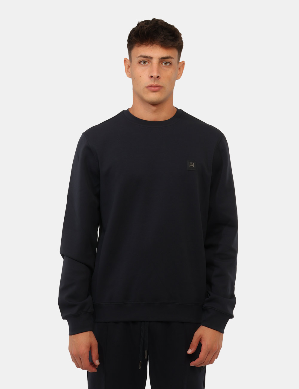 Felpa Antony Morato Blu - Felpa Antony Morato Blu da uomo La Felpa ANTONY MORATO Blu da uomo è una proposta casual dal carat