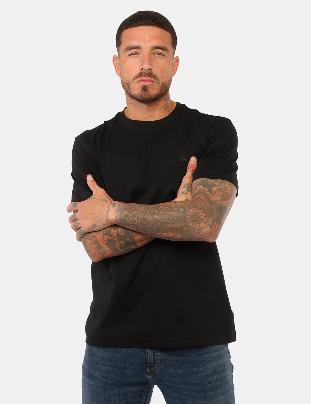 T-shirt Antony Morato Nera - T-shirt Antony Morato Nera La T-shirt ANTONY MORATO Nera è un capo dal carattere deciso e conte