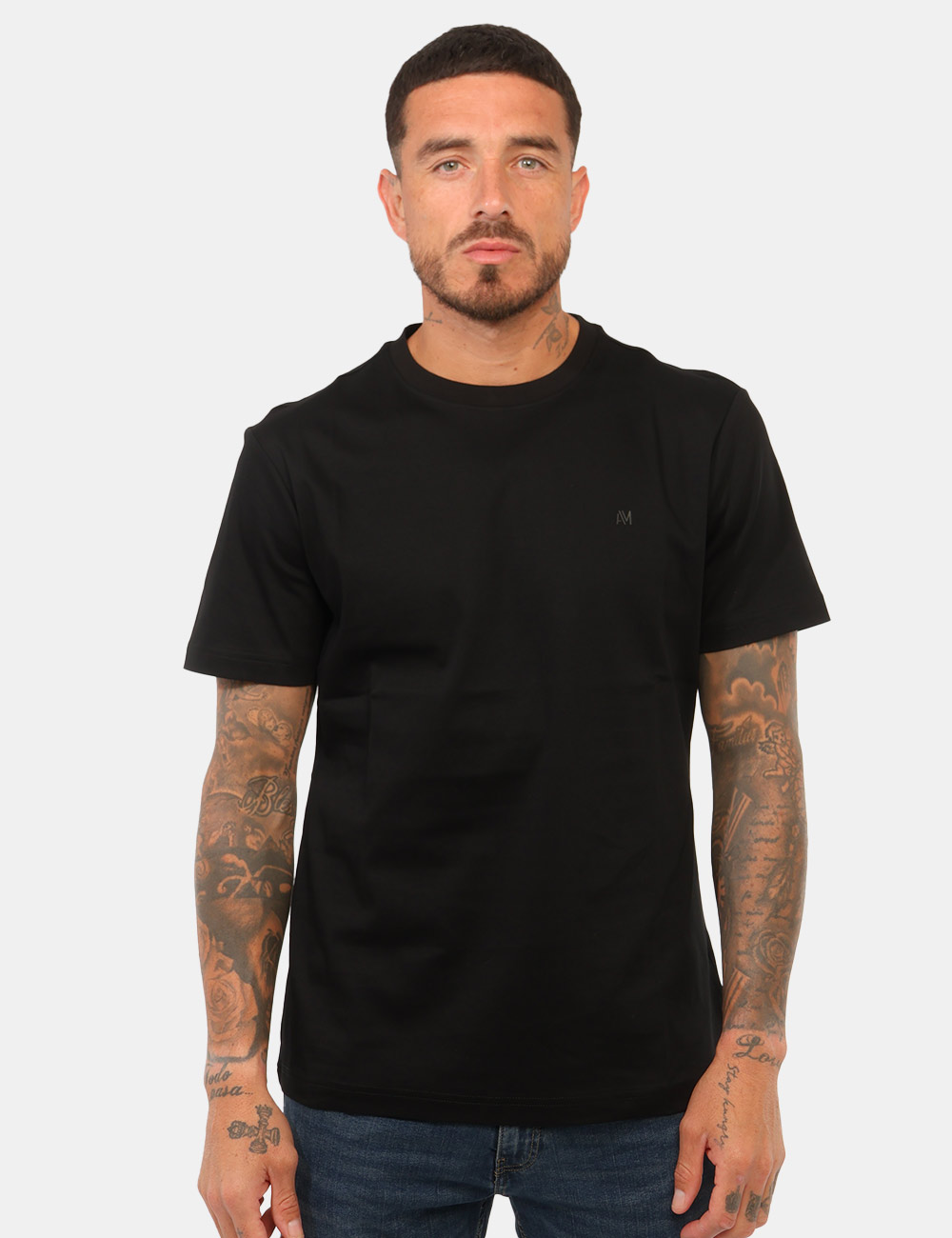 T-shirt Antony Morato Nera - T-shirt Antony Morato Nera La T-shirt ANTONY MORATO Nera è un capo dal carattere deciso e conte