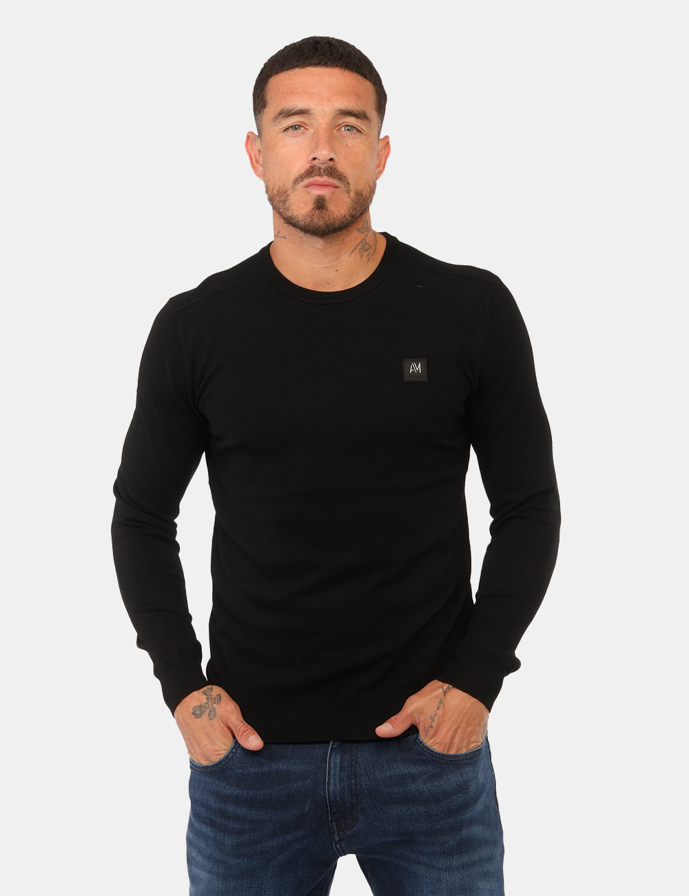 Maglia Antony Morato Nera - Maglia Antony Morato Nera La Maglia ANTONY MORATO Nera è un capo dal carattere deciso e contempo