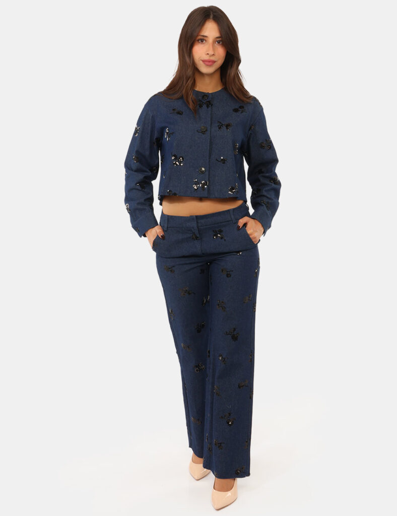 Abbigliamento donna scontato - Pantalone Emme Marella Blu