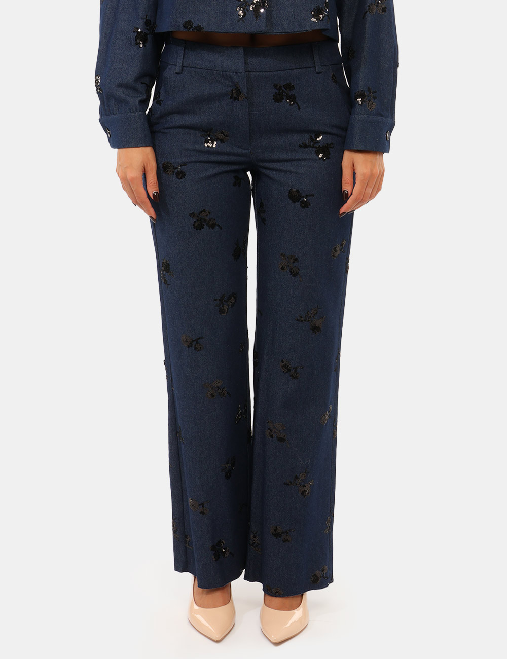 Pantalone Emme Marella Blu - Pantalone EMME MARELLA Blu da donna Il Pantalone EMME MARELLA Blu è un capo femminile originale