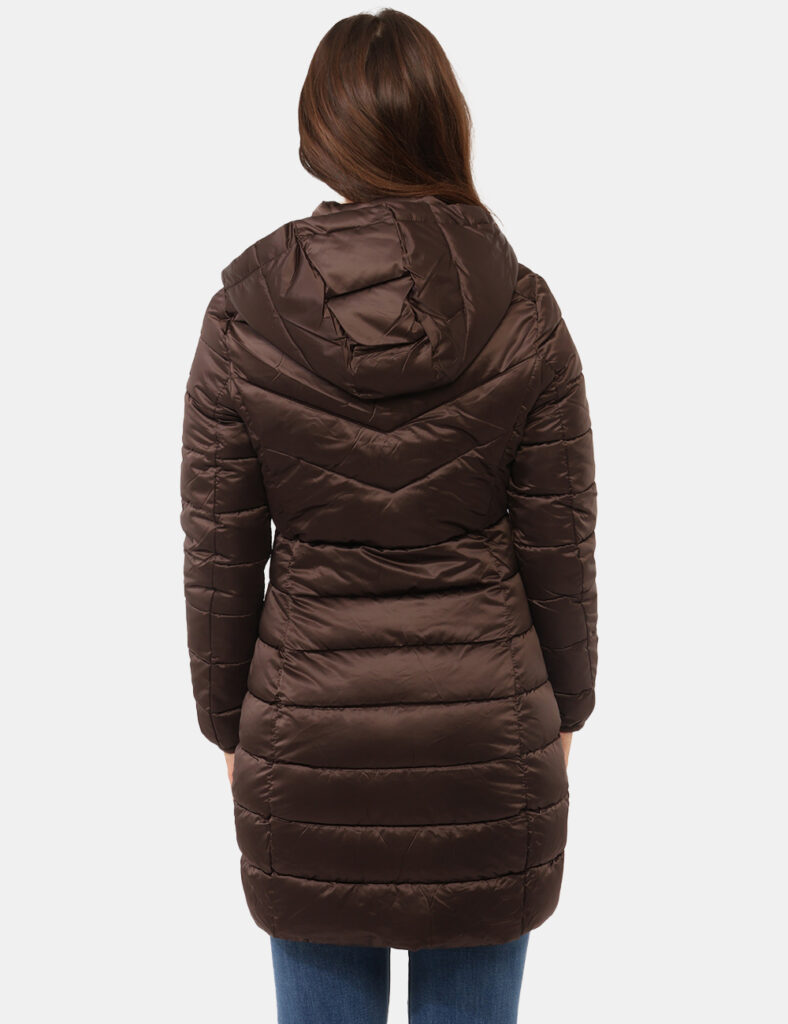 Piumino donna scontato - Piumino Yes Zee Marrone