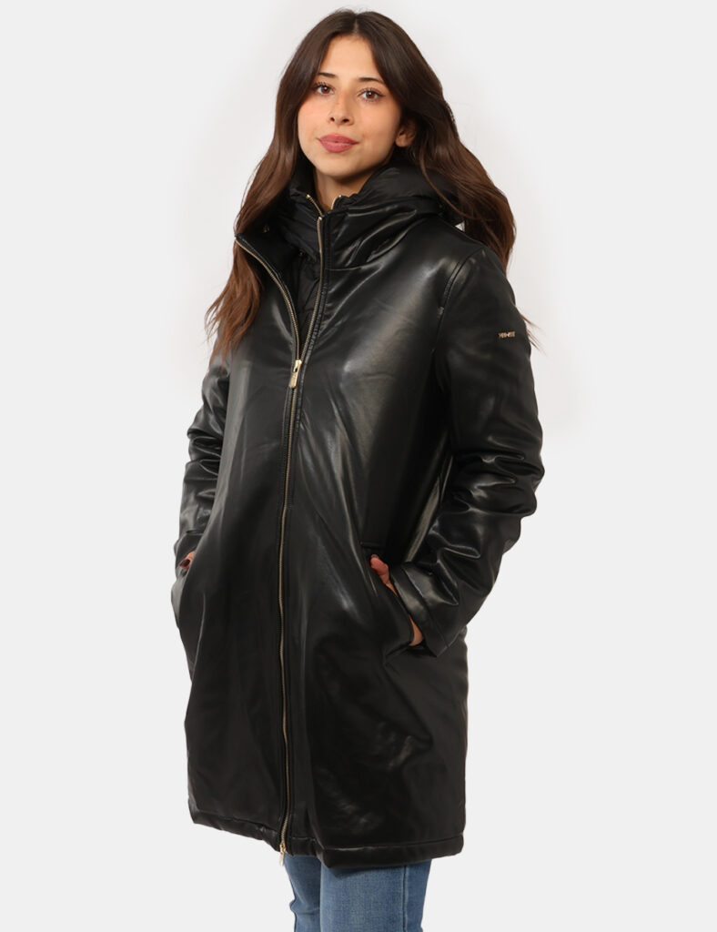 Piumino donna scontato - Piumino Yes Zee Nero