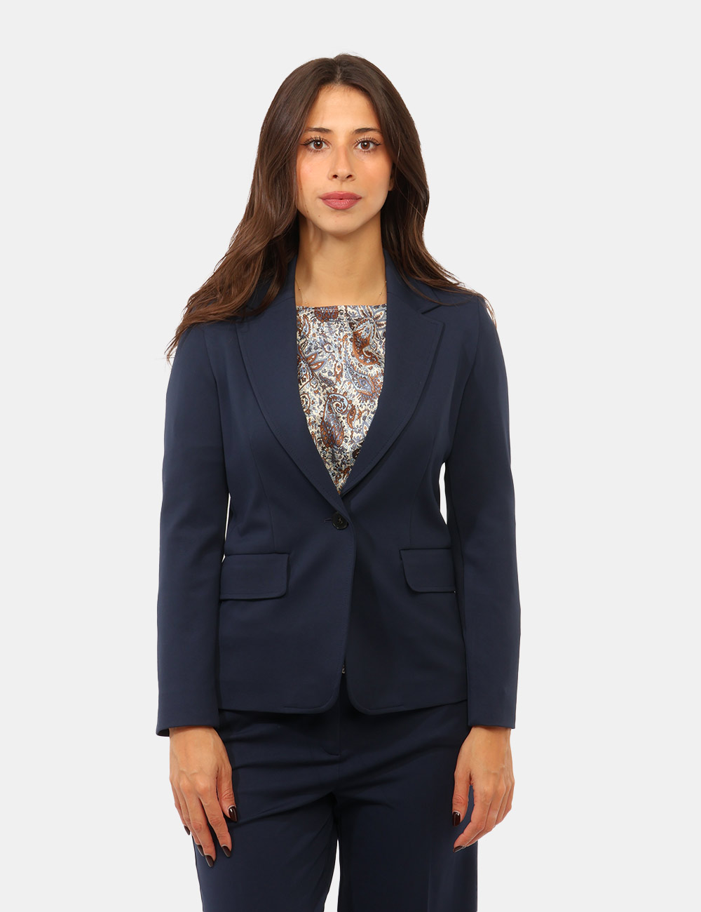Blazer Emme Marella Blu - Blazer EMME MARELLA Blu da donna Il Blazer EMME MARELLA Blu è un capo femminile elegante e versati