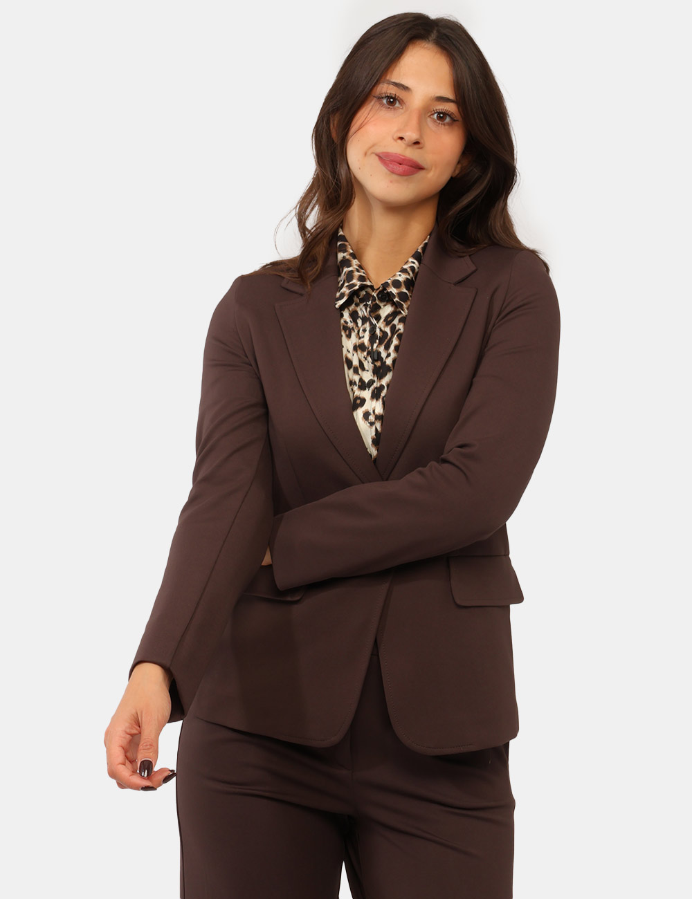 Blazer Emme Marella Marrone - Blazer EMME MARELLA Marrone da donna Il Blazer EMME MARELLA Marrone è un capo femminile elegan