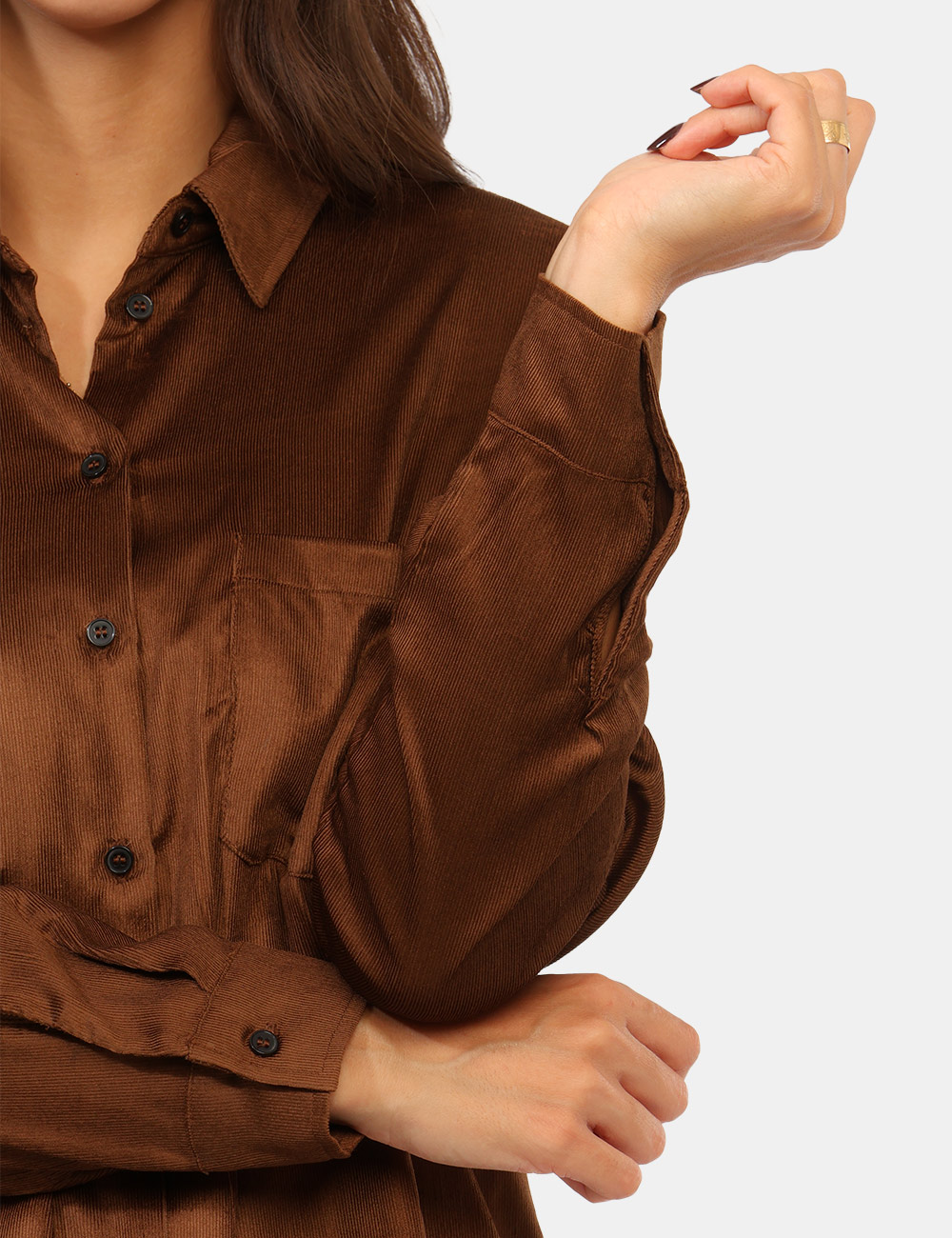 Camicia Emme Marella Marrone - Camicia EMME MARELLA Marrone da donna La Camicia EMME MARELLA Marrone è un capo femminile ver