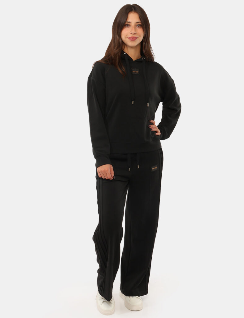 Abbigliamento donna scontato - Pantalone della tuta Yes Zee Nero