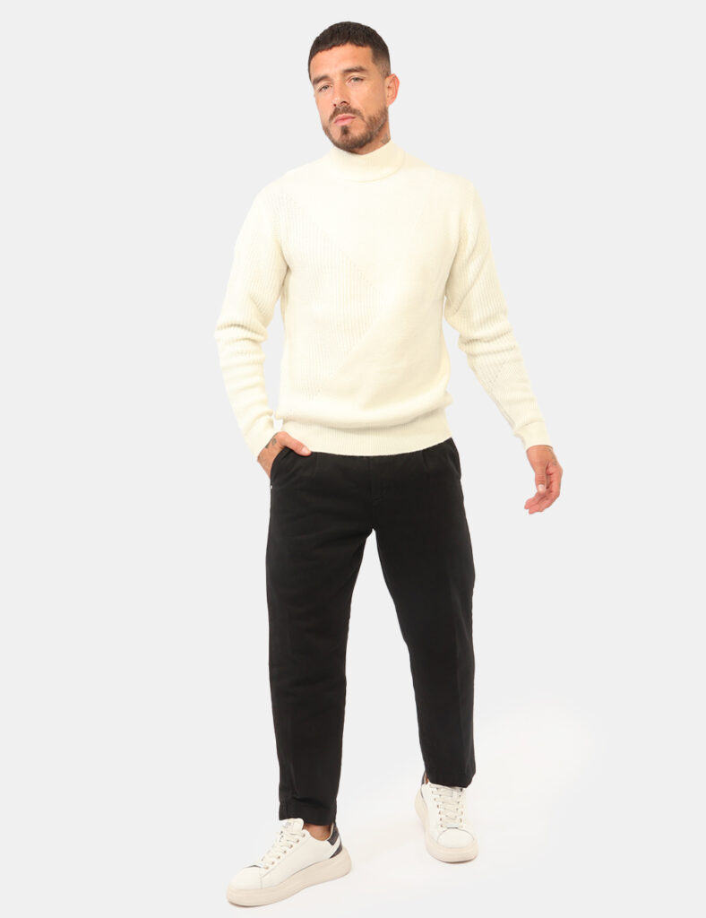 Outlet pantaloni uomo scontati - Pantalone Yes Zee Nero
